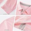 image:imageMens Golf Shirt Short Sleeve Moisture Wicking Dry Fit Performance Solid Casual Pique Collared Golf Polo Shirts for MenPinklong