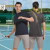image:imageMens Golf Shirt Short Sleeve Moisture Wicking Dry Fit Performance Solid Casual Pique Collared Golf Polo Shirts for MenPurple