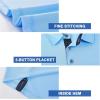 image:imageMens Golf Shirt Short Sleeve Moisture Wicking Dry Fit Performance Solid Casual Pique Collared Golf Polo Shirts for MenSky Blue