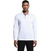 image:imageMens Golf Shirt Short Sleeve Moisture Wicking Dry Fit Performance Solid Casual Pique Collared Golf Polo Shirts for MenWhitelong