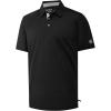 image:imageMens Golf Shirt Short Sleeve Moisture Wicking Dry Fit Performance Solid Casual Pique Collared Golf Polo Shirts for MenBlack