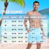 image:imageFT FENTENG Mens Swim Trunks with Compression Liner 7 Board Shorts with Zipper Pockets 2 in 1 Quick Dry Bathing SuitsBright Bluepink