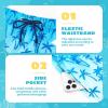 image:imageFT FENTENG Boys Swim Trunks Compression Liner Swim Shorts Quick Dry Bathing Suit with Boxer Brief AntiChafe Boy SwimwearGradient Palm Tree