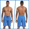 image:imageFT FENTENG Mens Swim Trunks with Compression Liner 9 Board Shorts 2 in 1 Quick Dry Bathing Suits with Zipper PocketsBluec