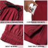 image:imageFT FENTENG Mens Swim Trunks with Compression Liner 9 Board Shorts 2 in 1 Quick Dry Bathing Suits with Zipper PocketsBurgundyc