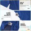 image:imageFT FENTENG Mens Swim Trunks with Compression Liner 9 Board Shorts 2 in 1 Quick Dry Bathing Suits with Zipper PocketsNavy Bluec