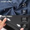 image:imageFT FENTENG Mens Swim Trunks with Compression Liner 9 Stretch Board Shorts 2 in 1 Quick Dry Swimwear Bathing SuitsNavy Flagc