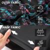 image:imageFT FENTENG Mens Swim Trunks with Compression Liner 9 Stretch Board Shorts 2 in 1 Quick Dry Swimwear Bathing SuitsNeon Dinosaur