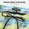 image:imageFT FENTENG Mens Swim Trunks with Compression Liner 9 Stretch Board Shorts 2 in 1 Quick Dry Swimwear Bathing SuitsWatercolor Palm Tree