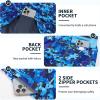 image:imageMens Swim Trunks with Compression Liner 9 Builtin Board Shorts 2 in 1 Quick Dry Bathing Suits with Zipper PocketsBlue Camo