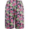 image:imageMens Swim Trunks with Compression Liner 9 Builtin Board Shorts 2 in 1 Quick Dry Bathing Suits with Zipper PocketsTropical Flowers
