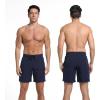 image:imageMens Swim Trunks with Compresssion Liner 7 Swimwear Board Shorts 2in1 Bathing Suits with Zipper PocketsNavy