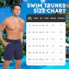 image:imageMens Swim Trunks with Compresssion Liner 7 Swimwear Board Shorts 2in1 Bathing Suits with Zipper PocketsNavy