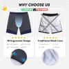 image:imageMens Swim Trunks with Compresssion Liner 7 Swimwear Board Shorts 2in1 Bathing Suits with Zipper PocketsNavy