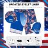 image:imageMens Swim Trunks with Compresssion Liner 7 Swimwear Board Shorts 2in1 Bathing Suits with Zipper PocketsNavy American Flag