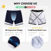 image:imageMens Swim Trunks with Compresssion Liner 7 Swimwear Board Shorts 2in1 Bathing Suits with Zipper PocketsNavy Gradient Palm Leaf