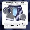 image:imageMens Swim Trunks with Compresssion Liner 7 Swimwear Board Shorts 2in1 Bathing Suits with Zipper PocketsNavy Usa Flag