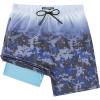 image:imageMens Swim Trunks with Compresssion Liner 7 Swimwear Board Shorts 2in1 Bathing Suits with Zipper PocketsNavy Gradient Camo