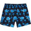 image:imageFT FENTENG Mens Swim Trunks with Compression Liner 5 Stretch Board Shorts Quick Dry Zipper Pockets 2 in 1 Mens Bathing SuitsBlue Palm Tree
