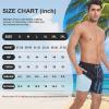 image:imageFT FENTENG Mens Swim Trunks with Compression Liner 5 Stretch Board Shorts Quick Dry Zipper Pockets 2 in 1 Mens Bathing SuitsLake Blue Flag