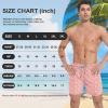 image:imageFT FENTENG Mens Swim Trunks with Compression Liner 5 Stretch Board Shorts Quick Dry Zipper Pockets 2 in 1 Mens Bathing SuitsPinapple Palm
