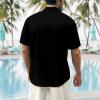 image:imageMens Bowling Shirts 1950s Hawaiian Vintage Button Down Short Sleeve Shirts Summer Casual Holiday Beach ShirtsBlack Pink Stripes