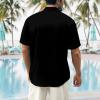 image:imageMens Bowling Shirts 1950s Hawaiian Vintage Button Down Short Sleeve Shirts Summer Casual Holiday Beach ShirtsCocktail Martini Black