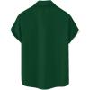 image:imageMens Bowling Shirts 1950s Hawaiian Vintage Button Down Short Sleeve Shirts Summer Casual Holiday Beach ShirtsGreen Four Leaf Clover Martini