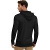 image:imageMens UPF 50 Long Sleeve Tee Shirts UV Sun Protection Quick Dry Tee Shirt Swim Athletic Running WorkoutZ1 Hoodie Black