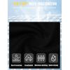 image:imageMens UPF 50 Long Sleeve Tee Shirts UV Sun Protection Quick Dry Tee Shirt Swim Athletic Running WorkoutZ1 Hoodie Black