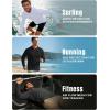 image:imageMens UPF 50 Long Sleeve Tee Shirts UV Sun Protection Quick Dry Tee Shirt Swim Athletic Running WorkoutZ1 Hoodie Dark Grey