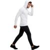 image:imageMens UPF 50 Long Sleeve Tee Shirts UV Sun Protection Quick Dry Tee Shirt Swim Athletic Running WorkoutZ1 Hoodie White