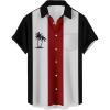 Black Red Coconut Tree