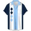 Blue Diamond Check