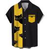 Two Tone Yellow Black Cat