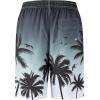 image:imageMens Swim Trunks Quick Dry Board Shorts with Mesh Lining Breathable Fit Print Beach Shorts Swimwear Bathing SuitsBlack White Palm