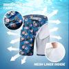 image:imageMens Swim Trunks Quick Dry Board Shorts with Mesh Lining Breathable Fit Print Beach Shorts Swimwear Bathing SuitsLeaves Floral