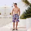 image:imageMens Swim Trunks Quick Dry Board Shorts with Mesh Lining Breathable Fit Print Beach Shorts Swimwear Bathing SuitsNavy American Flag