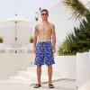 image:imageMens Swim Trunks Quick Dry Board Shorts with Mesh Lining Breathable Fit Print Beach Shorts Swimwear Bathing SuitsNeon Crocodiles