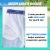 image:imageMens Swim Trunks Quick Dry Board Shorts with Mesh Lining Breathable Fit Print Beach Shorts Swimwear Bathing SuitsNeon Crocodiles