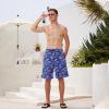 image:imageMens Swim Trunks Quick Dry Board Shorts with Mesh Lining Breathable Fit Print Beach Shorts Swimwear Bathing SuitsNeon Crocodiles
