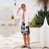 image:imageMens Swim Trunks Quick Dry Board Shorts with Mesh Lining Breathable Fit Print Beach Shorts Swimwear Bathing SuitsStyle 4