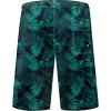 image:imageMens Swim Trunks Quick Dry Board Shorts with Mesh Lining Breathable Fit Print Beach Shorts Swimwear Bathing SuitsTurquoise Leaves