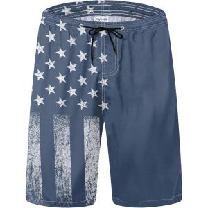 image:imageMens Swim Trunks Quick Dry Board Shorts with Mesh Lining Breathable Fit Print Beach Shorts Swimwear Bathing SuitsNavy Usa Flag14