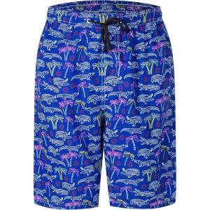 image:imageMens Swim Trunks Quick Dry Board Shorts with Mesh Lining Breathable Fit Print Beach Shorts Swimwear Bathing SuitsNeon Crocodiles