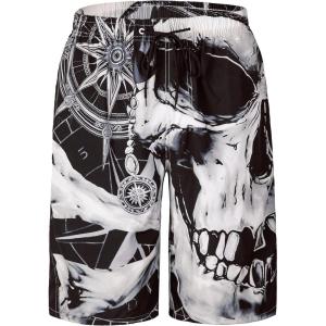 image:imageMens Swim Trunks Quick Dry Board Shorts with Mesh Lining Breathable Fit Print Beach Shorts Swimwear Bathing SuitsStyle 4