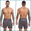 image:imageFT FENTENG Mens Swim Trunks with Compression Liner 5 Stretch Board Shorts Quick Dry Zipper Pockets 2 in 1 Mens Bathing SuitsBordeaux Game Dicec