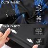 image:imageFT FENTENG Mens Swim Trunks with Compression Liner 9 Board Shorts 2 in 1 Quick Dry Beach Swimwear Bathing Suits for MenBlue Flamec