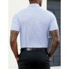 image:imageLzzidou Mens Short Sleeve Button Down Shirts Business Casual Wrinkle Free Dress ShirtBlue