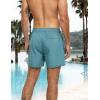 image:imageLzzidou Mens Swim Trunks 5 Inch Inseam with Compression Liner Quick Dry Bathing Suit Board Shorts SwimsuitBlue